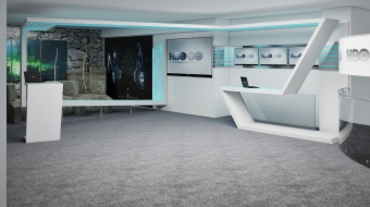 Stand și instalații prezentare HBO GO